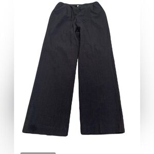 TanJay Black Wide Leg Pull-On Pants | High-Rise Trousers | Size 10